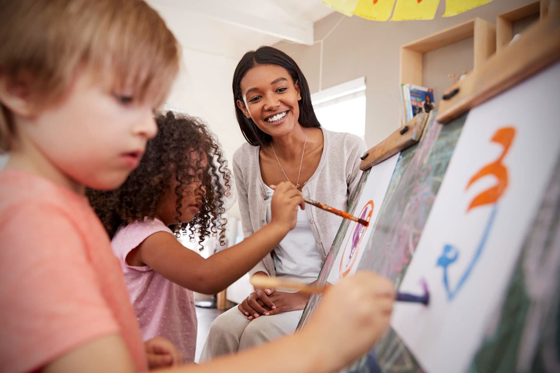 Children learning at Creative Playrooms Westlake