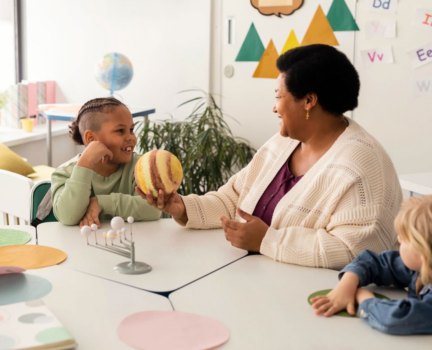 Children learning at Creative Playrooms Independence